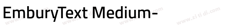 EmburyText Medium字体转换